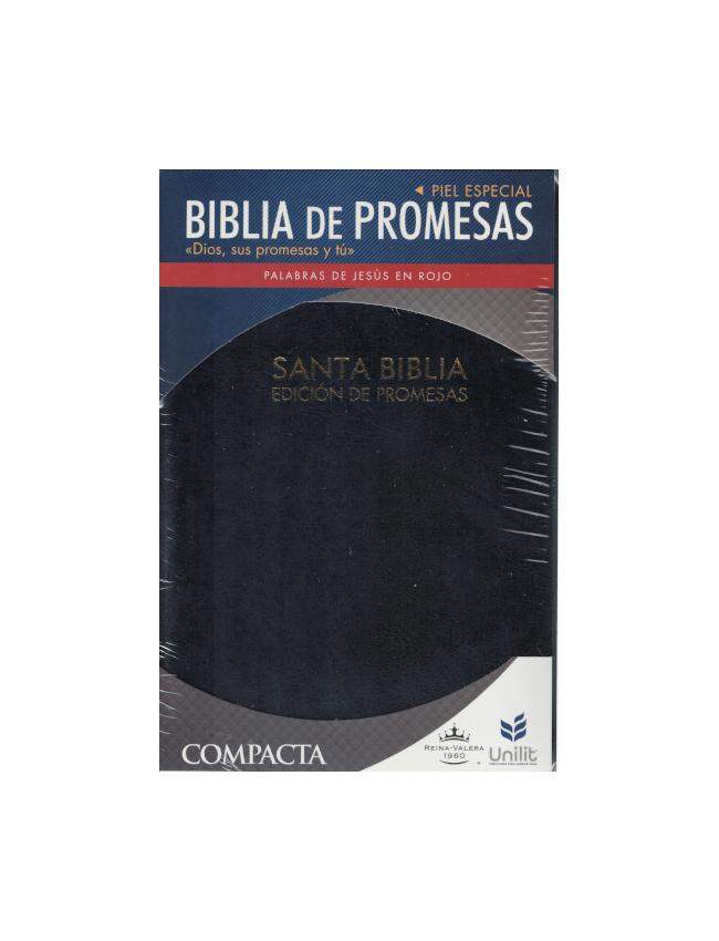 Biblia de promesas compacta (negra)