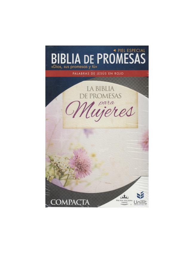 Biblia de promesas compacta (floral)